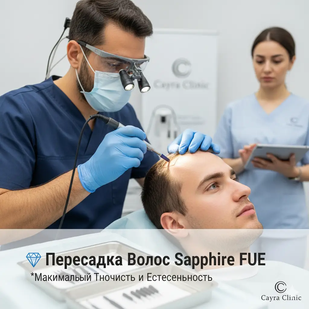 Пересадка волос Sapphire FUE